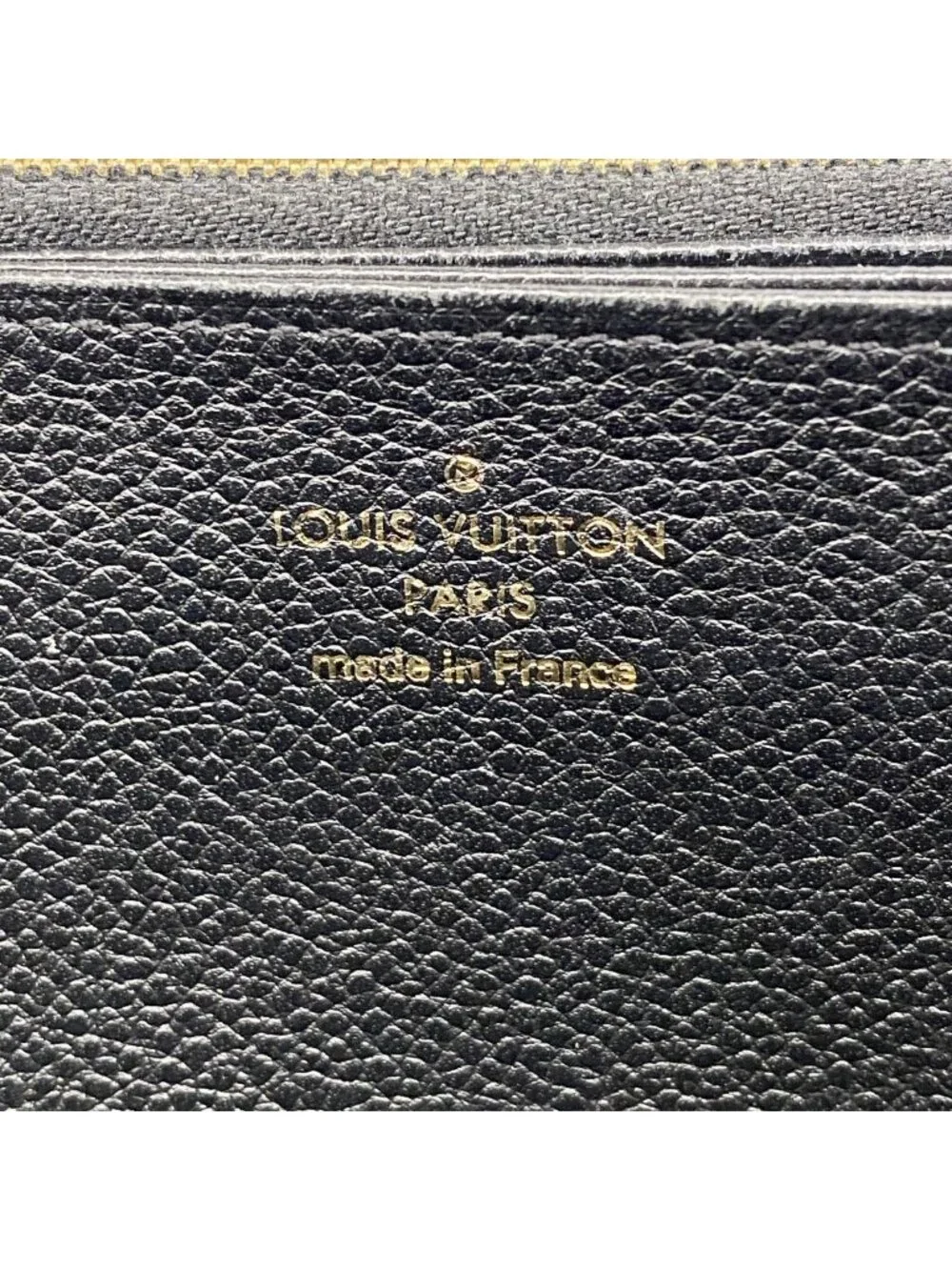 Louis Vuitton Wallet Monogram Empreinte Zippy Noir